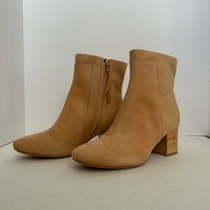 Toms Tan Ankle Booties